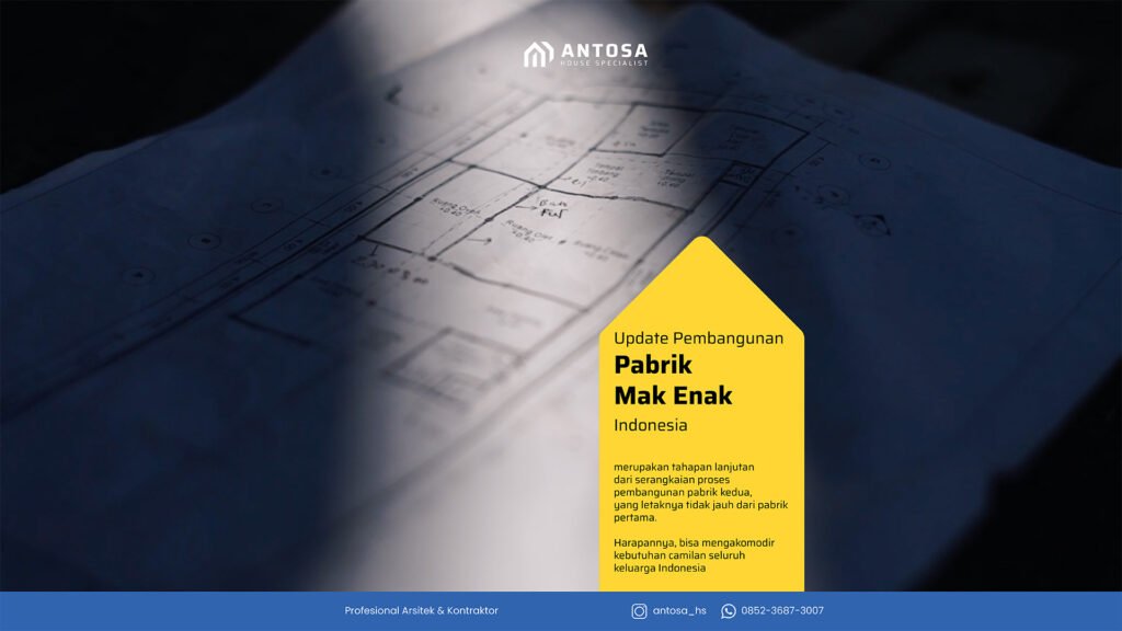 Pembangunan pabrik kedua mak enak indonesia