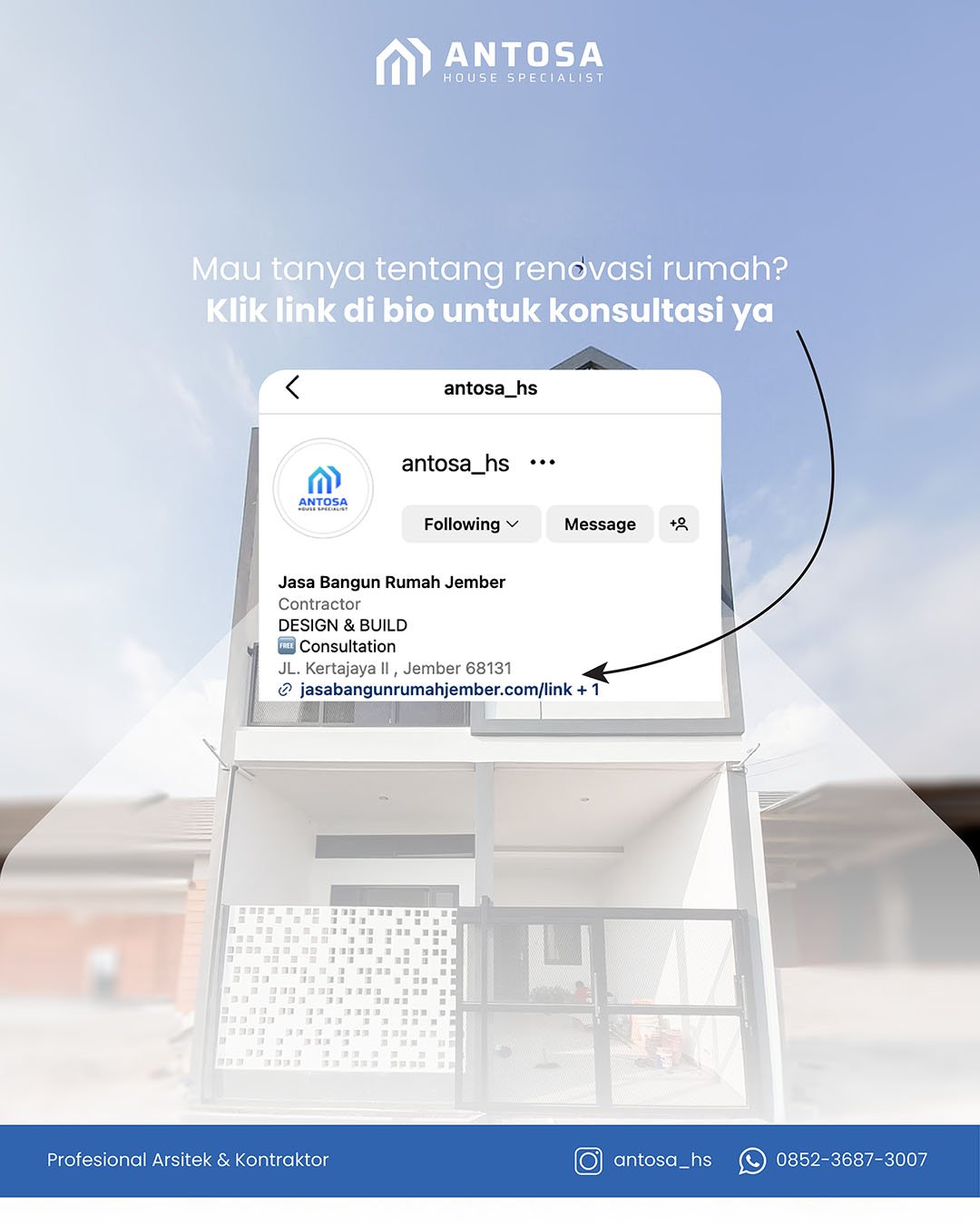 hubungi Antosa House Specialist hubungi Antosa House Specialist