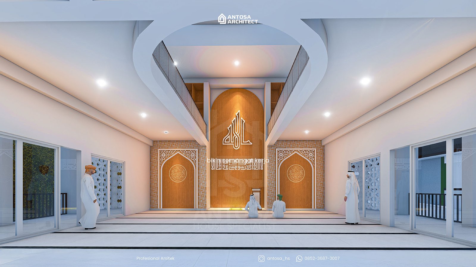 desain masjid modern