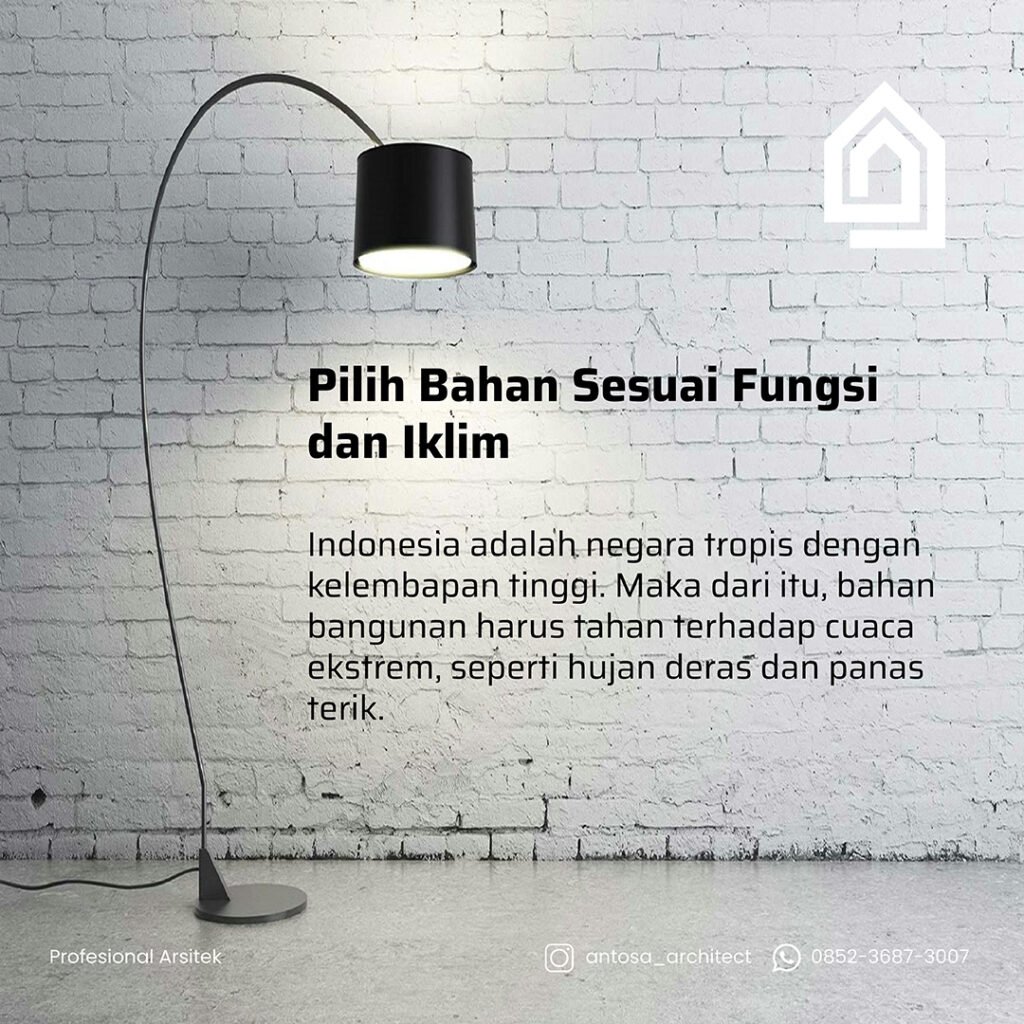 TIPS MEMILIH BAHAN BANGUNAN TIPS MEMILIH BAHAN BANGUNAN