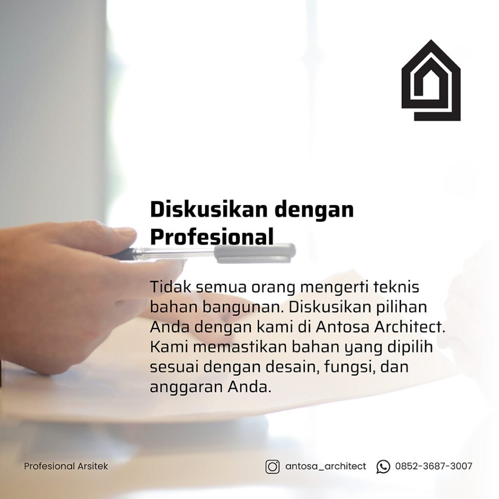 TIPS MEMILIH BAHAN BANGUNAN TIPS MEMILIH BAHAN BANGUNAN
