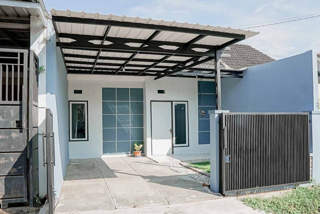 renovasi rumah subsidi tampak depan 1